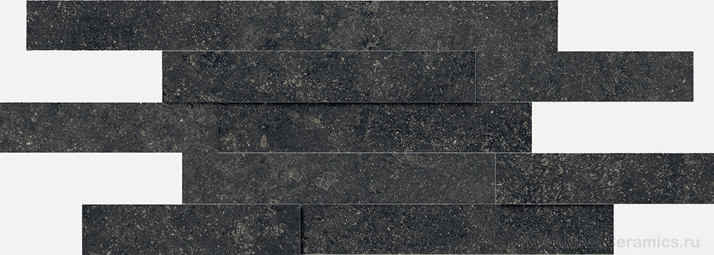 Фото плитки ITALON Room Floor Project : Italon Room Stone Brick 3D Black 28х78 Декор, 78x28 в интерьере