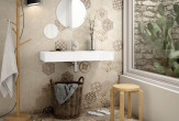 Фото плитки EQUIPE HEXATILE CEMENT в интерьере 1