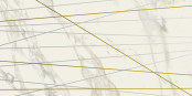 ITALON Charme Deluxe : Italon Charme Deluxe Inserto Golden Line Arabescato White 40х80 Декор, 80x40