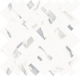 Фото товара Italon Stellaris Statuario White Mosaico Cross 29,7x31,5 Мозаика