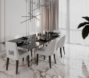 Фото плитки Laparet Calacatta Bronze в интерьере 1