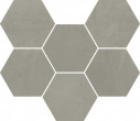 Фото товара Italon Continuum Iron Mosaico Hexagon 25x29 Мозаика