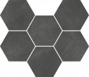 Фото товара Italon Continuum Petrol Mosaico Hexagon 25x29 Мозаика