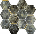 Фото товара Italon Stellaris Madagascar Dark Mosaico Chic 28,3x32,8 Мозаика