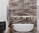 Фото плитки Laparet Electra Brown в интерьере 3