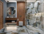 Фото плитки Primavera Jakarta Blue в интерьере 2