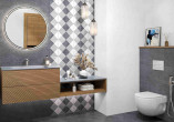 Фото плитки Alma Ceramica Origami в интерьере 1