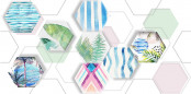 New Trend Bounty : New Trend Bounty Tropics 25х50 WT9BOU55 Плитка настенная, 50x25