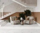 Фото плитки Laparet Carrara Blanco PRO в интерьере 1