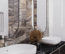 Фото плитки Laparet Electra Brown в интерьере 4