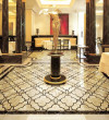 Фото плитки Marmocer Desert Gold в интерьере 2