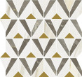 Фото товара Italon Stellaris Grey Mosaico Orpheus 31,5x33,8 Декор