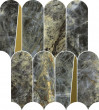 Фото товара Italon Stellaris Madagascar Dark Mosaico Elegant 32,5x36,1 Мозаика