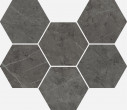 Фото товара Italon Charme Evo Mosaico Hexagon Antracite 25х29 Мозаика