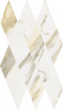 Фото товара Italon Stellaris Calacatta Gold Mosaico Diamond 28x48 Мозаика