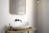 Фото плитки EQUIPE Chevron Wall в интерьере 4