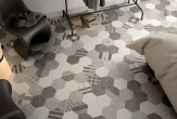 Фото плитки EQUIPE HEXATILE CEMENT в интерьере 2