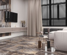 Фото плитки Laparet Electra Brown в интерьере 1