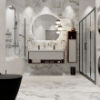 Фото плитки Primavera Dior White в интерьере 1