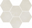 Фото товара Italon Continuum Polar Mosaico Hexagon 25x29 Мозаика