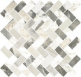 ITALON Stellaris : Italon Stellaris Dover Light Mosaico Cross 29,7x31,5 Мозаика, 31.5x29.7