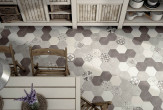 Фото плитки EQUIPE HEXATILE CEMENT в интерьере 3