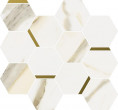 Фото товара Italon Stellaris Calacatta Gold Mosaico Chic 28,3x32,8 Мозаика