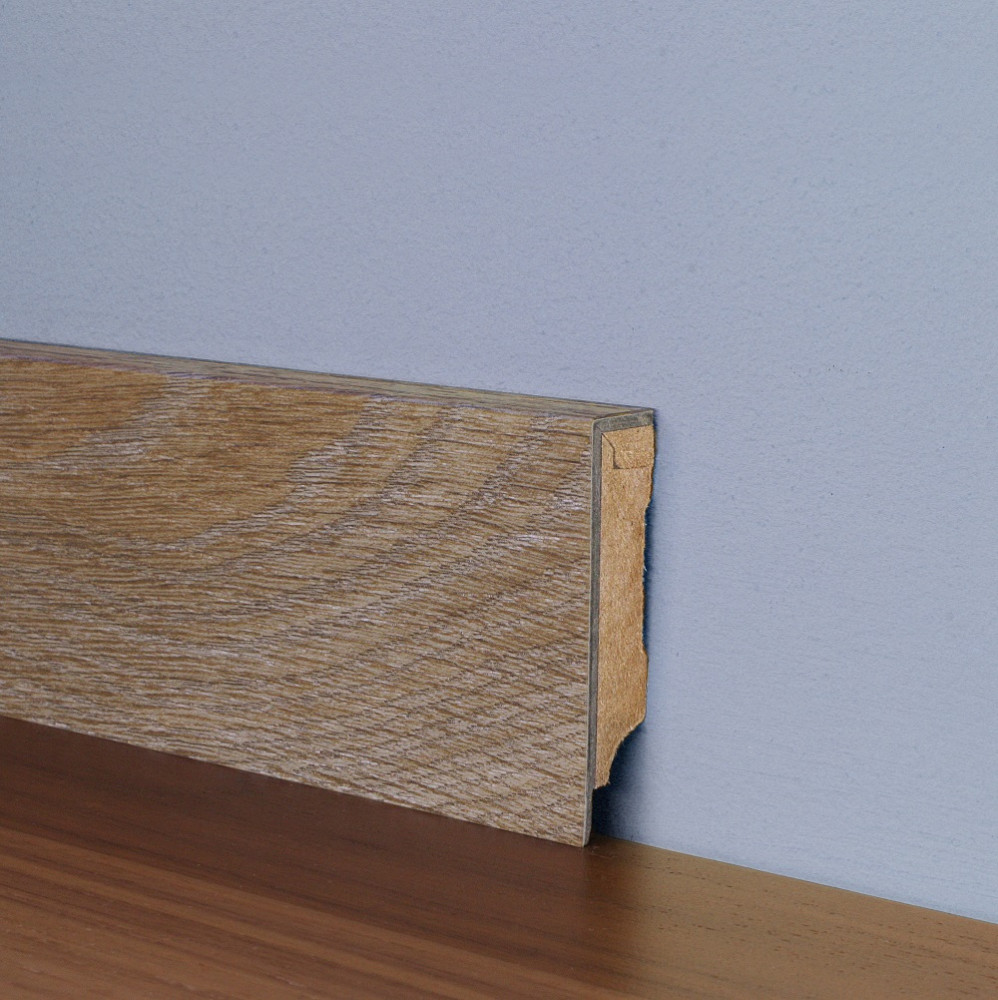 Плинтус МДФ FineFloor Wood FF-1508/1408 Дуб Квебек