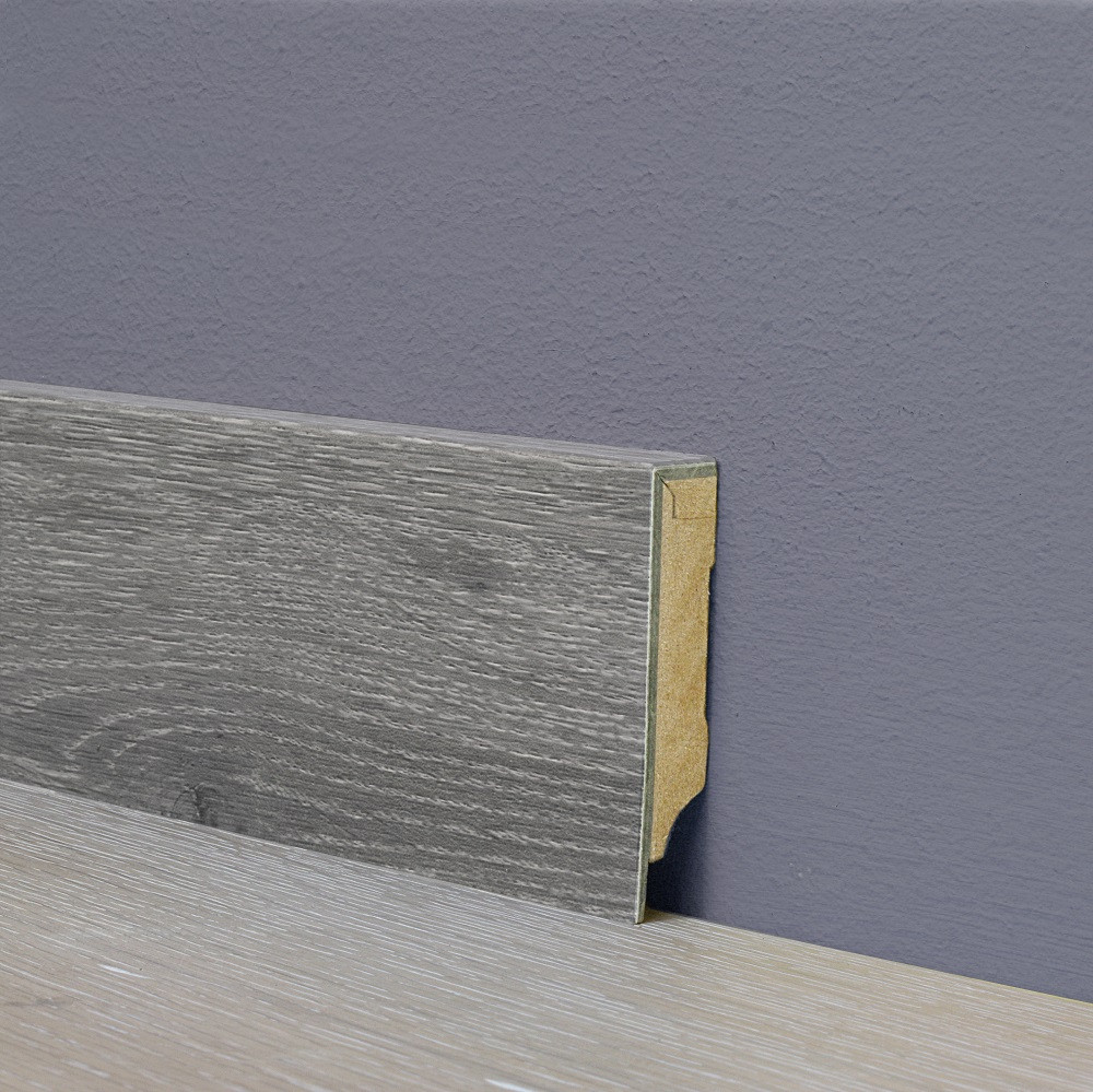 Плинтус МДФ FineFloor Wood FF-1516/1416 Дуб Бран