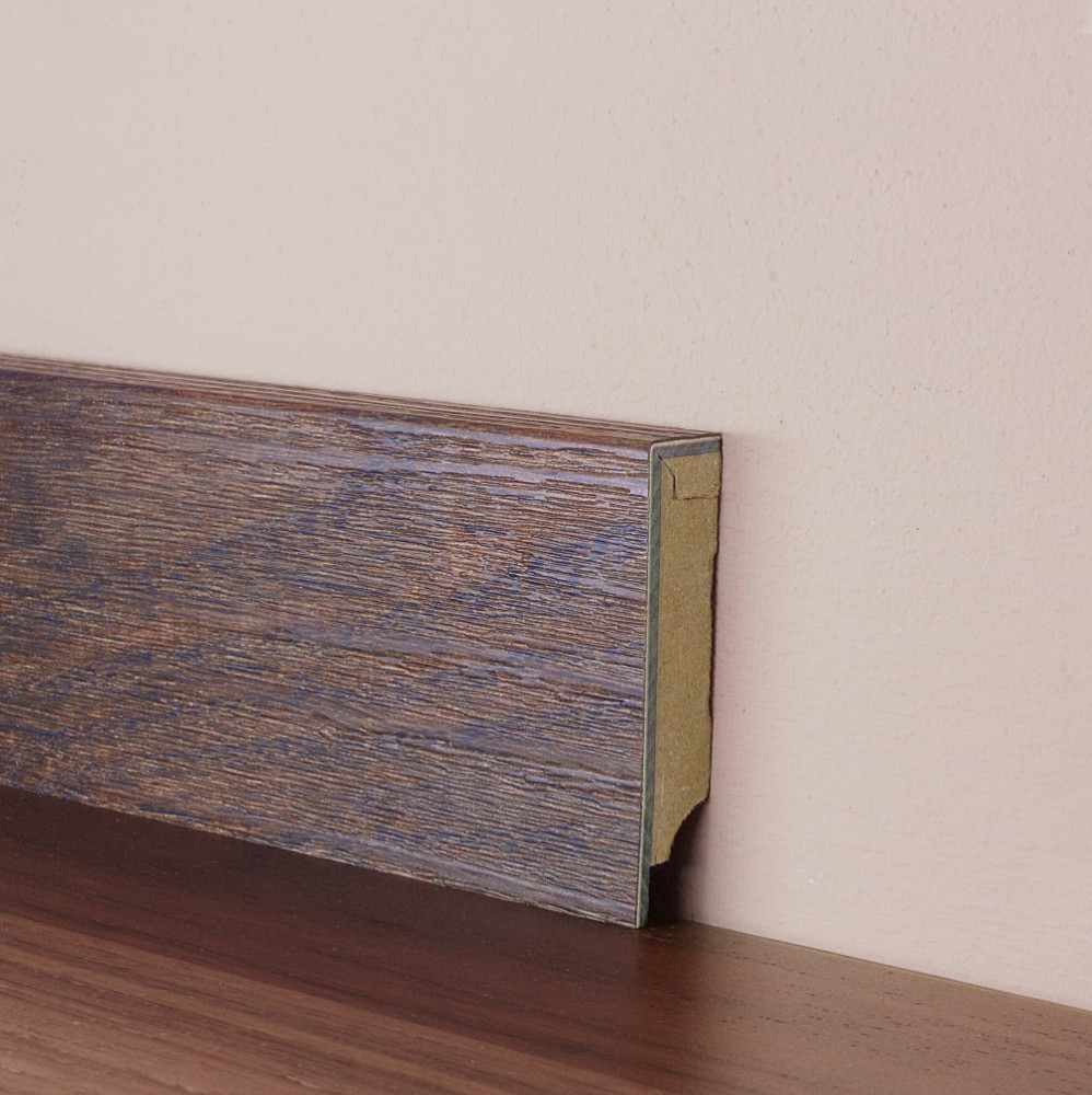 Плинтус МДФ FineFloor Wood FF-1585/1485 Дуб Окленд