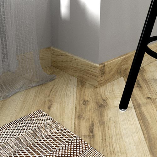 Плинтус МДФ FineFloor Wood FF-1579/1479 Дуб Ла-Пас