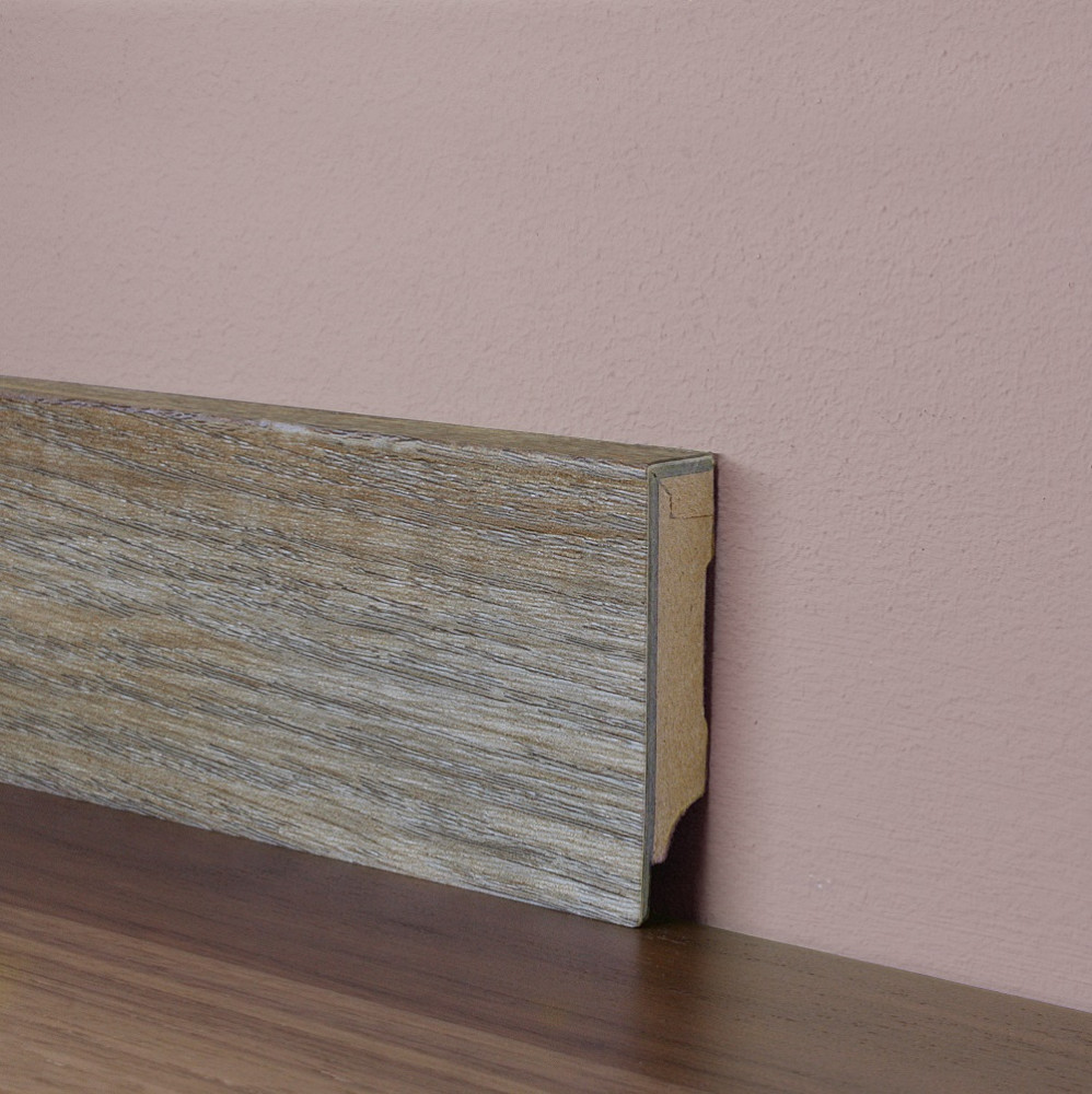 Плинтус МДФ FineFloor Wood FF-1520/1420 Дуб Фуэго