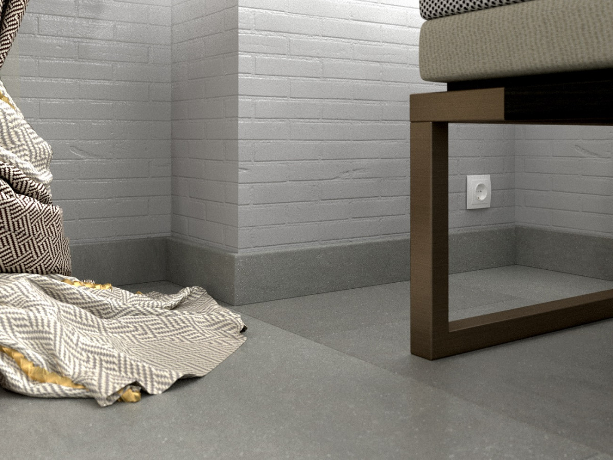 Плинтус МДФ FineFloor Stone FF-1588/1488 Камень Кампс-Бей