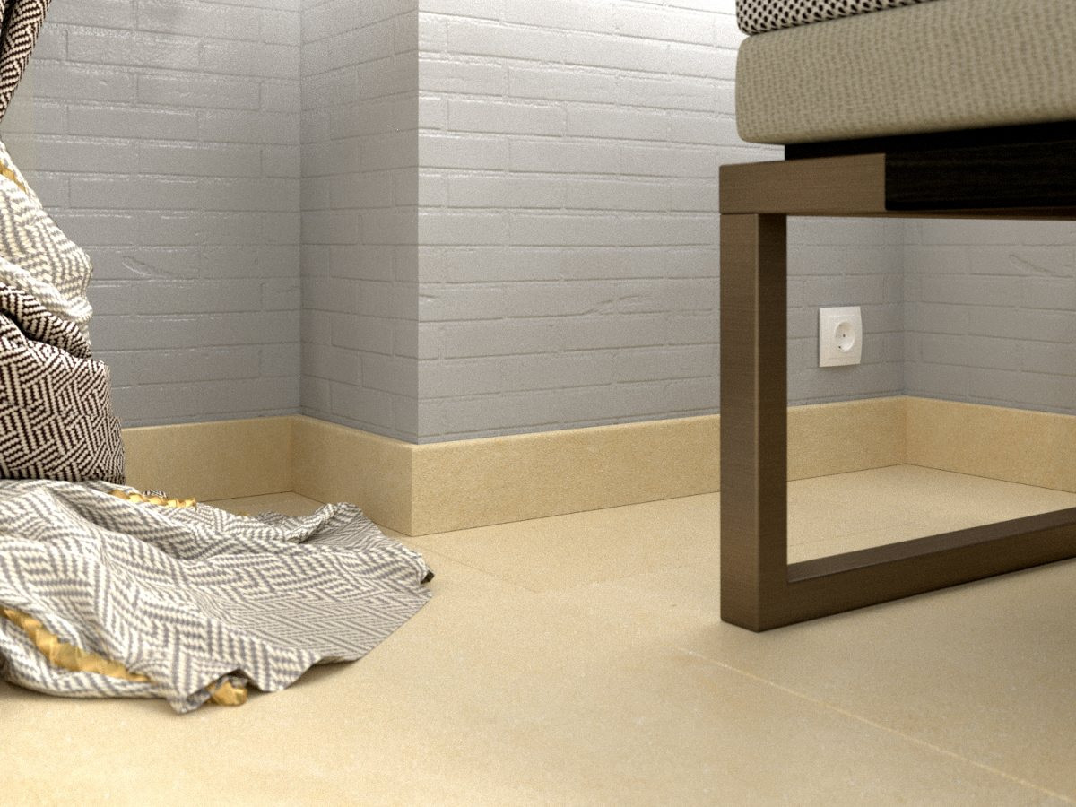 Плинтус МДФ FineFloor Stone FF-1591/1491 Камень Банг-Тао