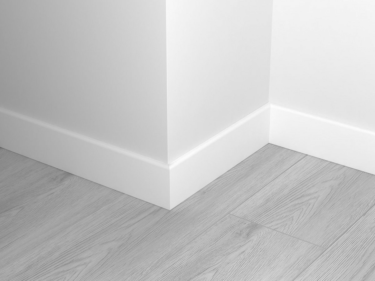 Плинтус SPC Alpine Floor ECO 11-00 Белый Матовый
