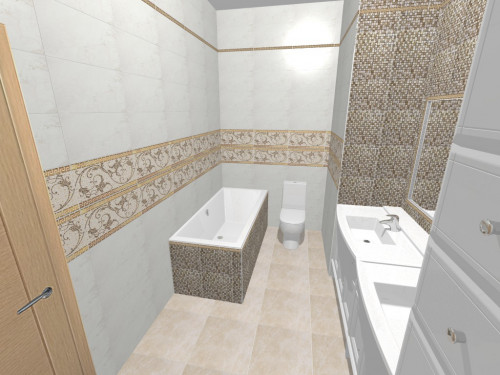 Охра и белый в ванной: красота современного стиля в деталях