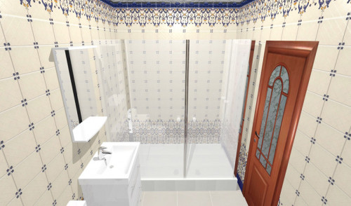 Дизайн ванной в античном стиле