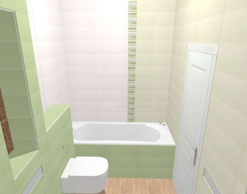 Экостиль в интерьере ванной: белый, оливковый, зеленый и бамбук