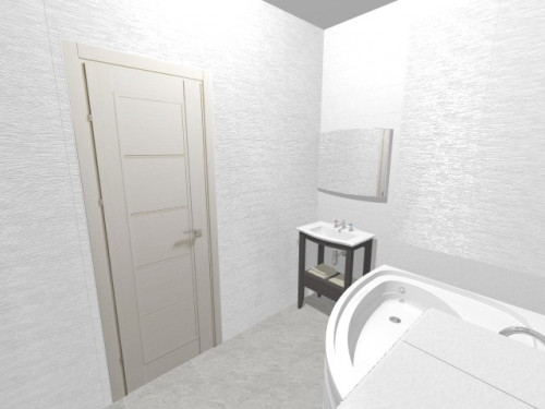 Светлый минимализм: дизайн-проект белой ванной комнаты