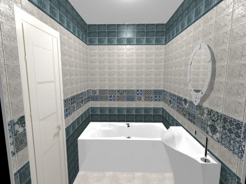 Его величество Орнамент в классическом дизайне ванной комнаты