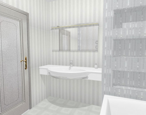 Белая ванная: современный стиль в монохромном интерьере