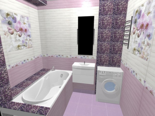 Лавандовый рай в ванной: на стыке стилей «классик», «романтик» и «прованс»